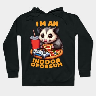 Indoor Opossum With Pizza Hoodie